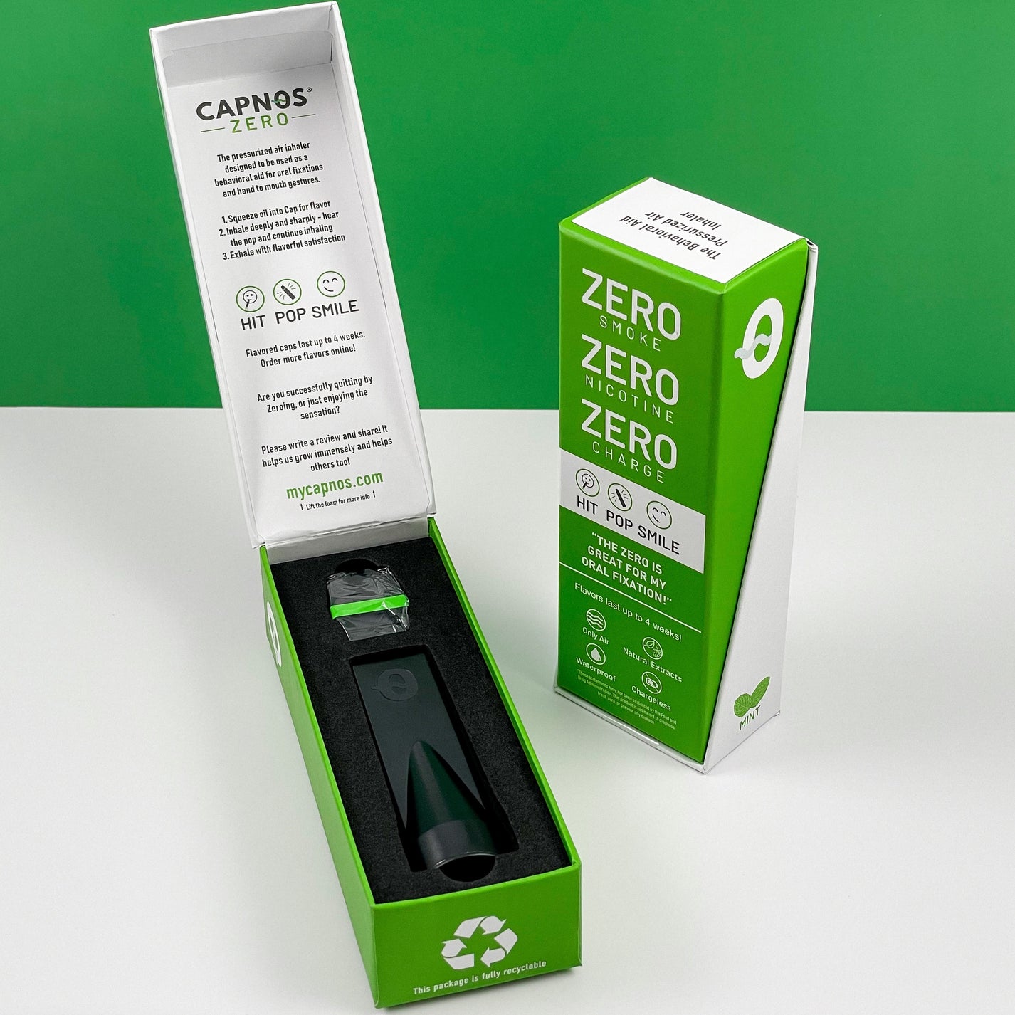 CAPNOS® Zero | No-nicotine Vape Alternative
